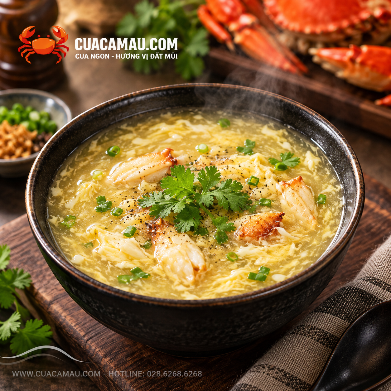 Egg Crab with Salted Egg Sauce